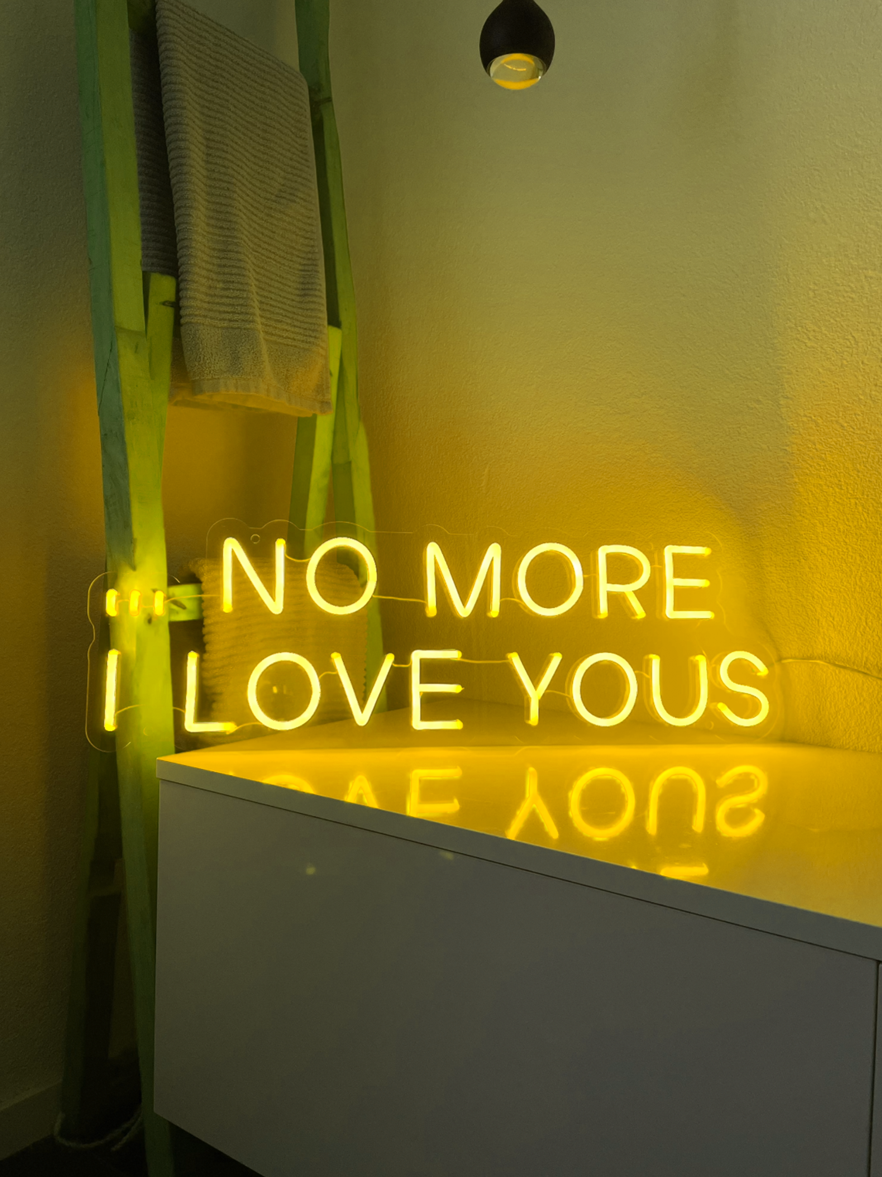 No more I love yous