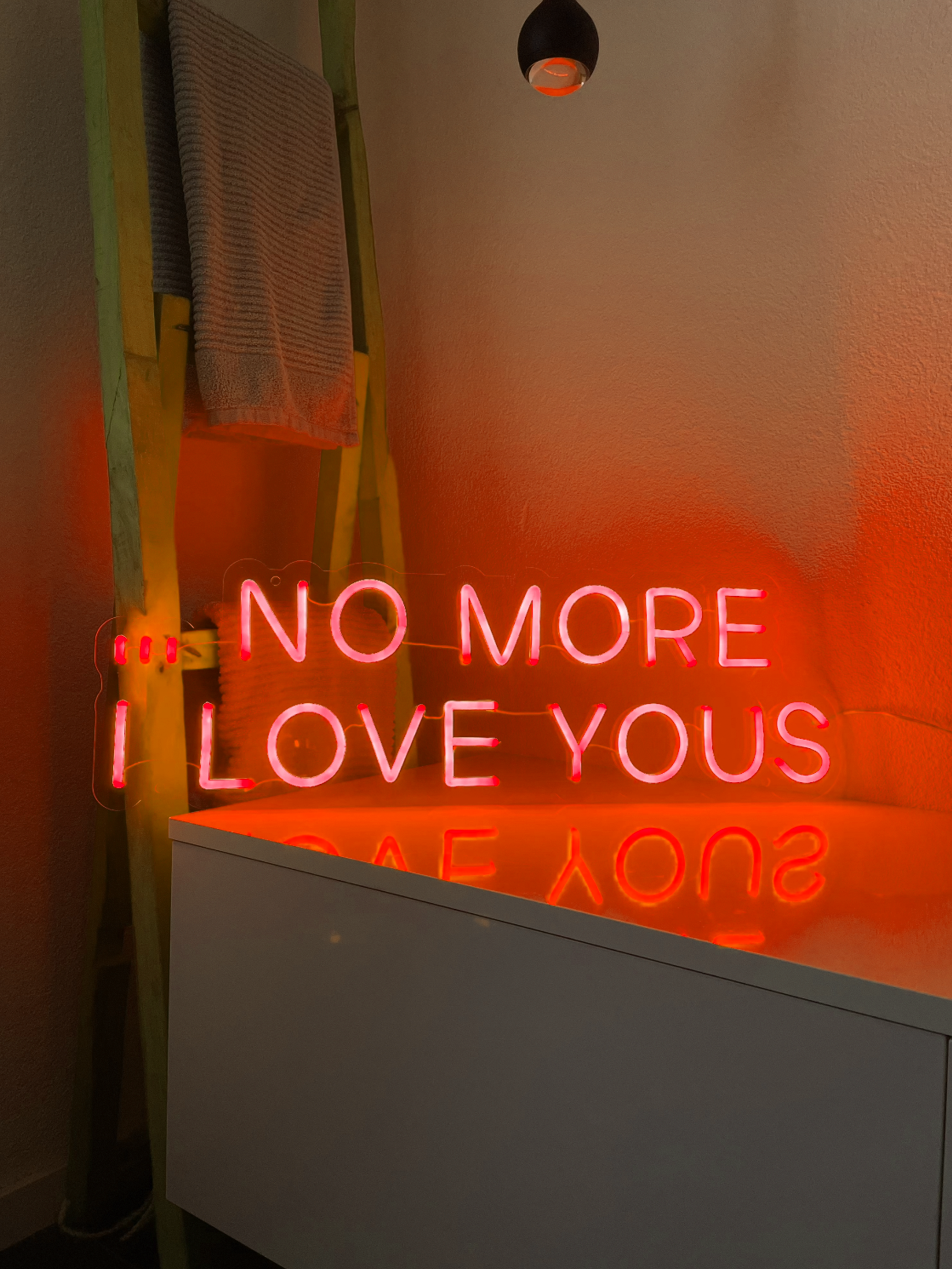 No more I love yous